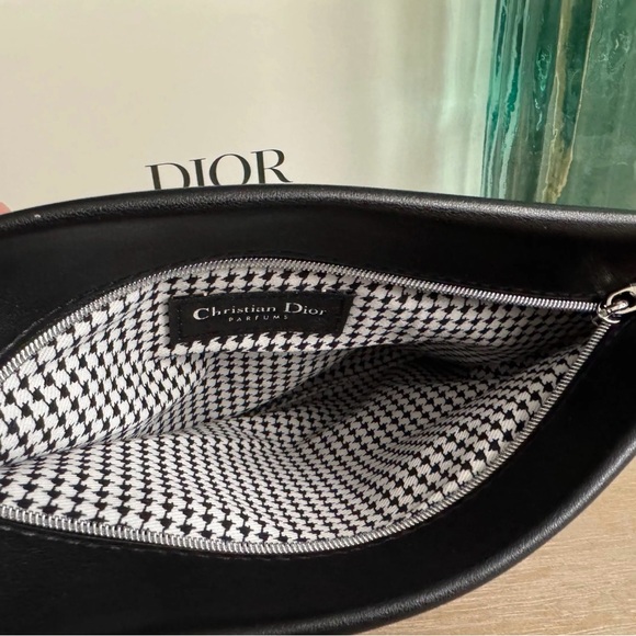 Dior Classic Black Leather Clutch - Picture 2 of 2
